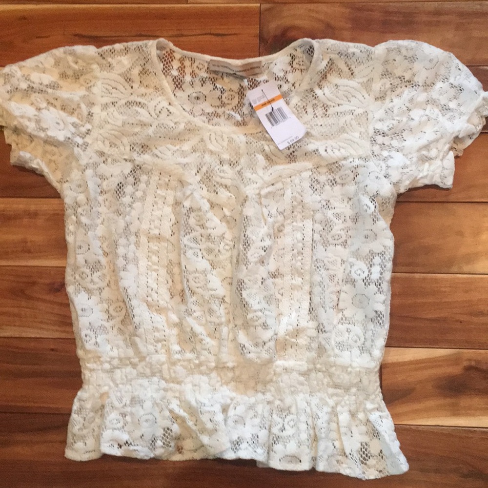 Beautiful Lace white top